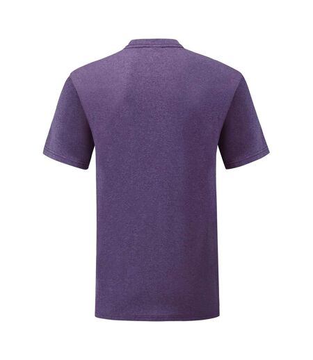 Fruit of the Loom Mens Valueweight Heather T-Shirt (Purple) - UTRW9338