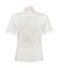 Chemisier Manches Courtes Commerce Femme Blanc Kustom Kit-2