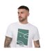 T-shirt turf homme blanc One True Saxon-3