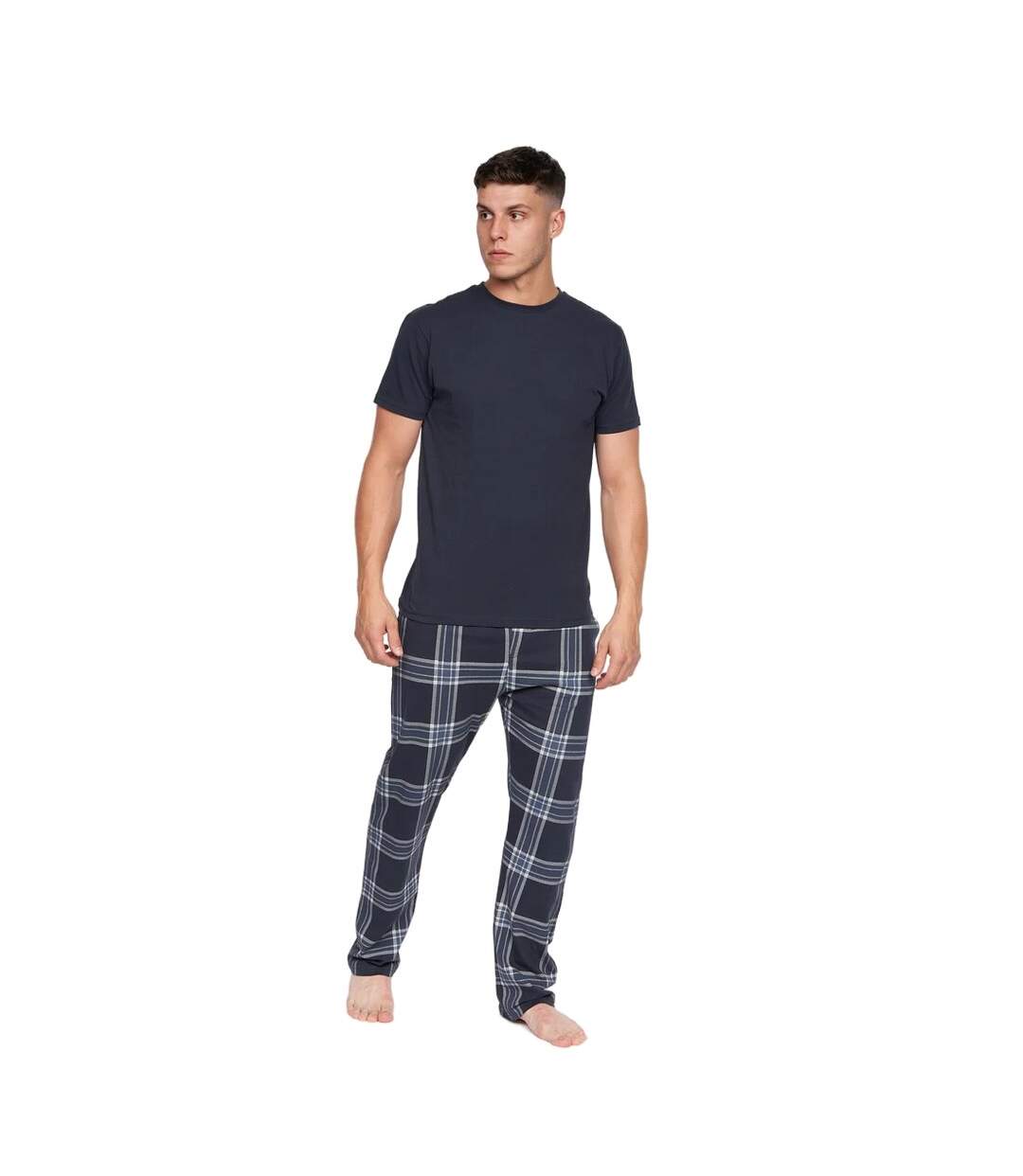 Duck and Cover Mens Callister Pajama Set (Navy)