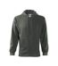 Mens Trendy Fitted Hoodie Green Malfini-1