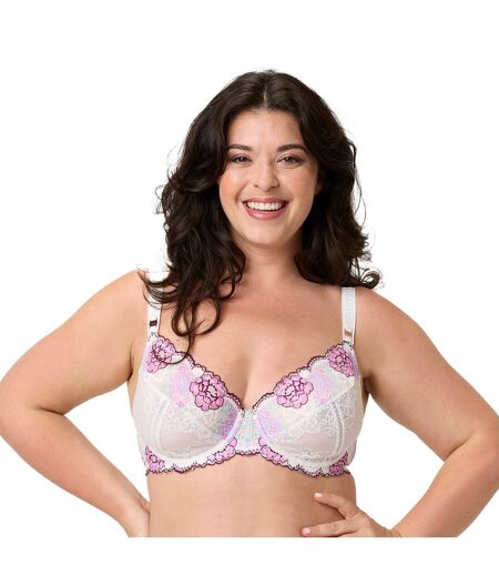 Soutien-gorge armatures grand maintien ivoire Glycine