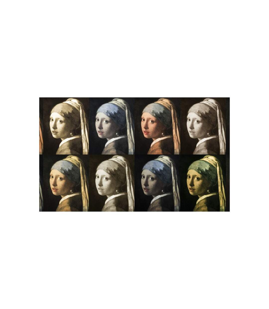 Papier Peint Girl with a Pearl Earring Pop Art II 450x270cm-2