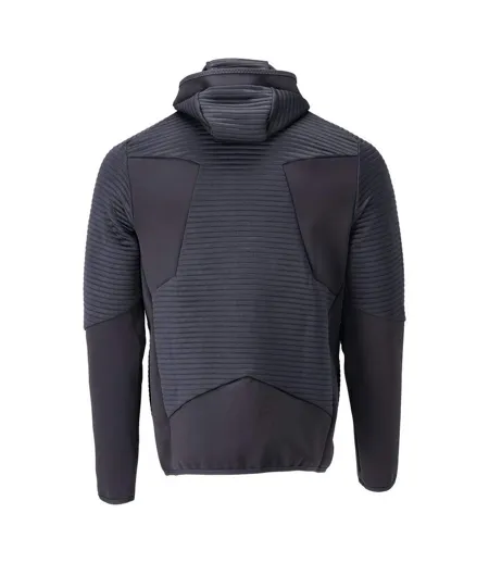 Mens Customised Hooded Fleece Jacket Dark Navy Mascot