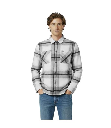 Mens Plaid Regular Overshirt Grey Jack Wills