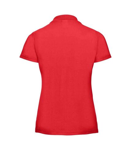 Polo femme rouge vif Russell