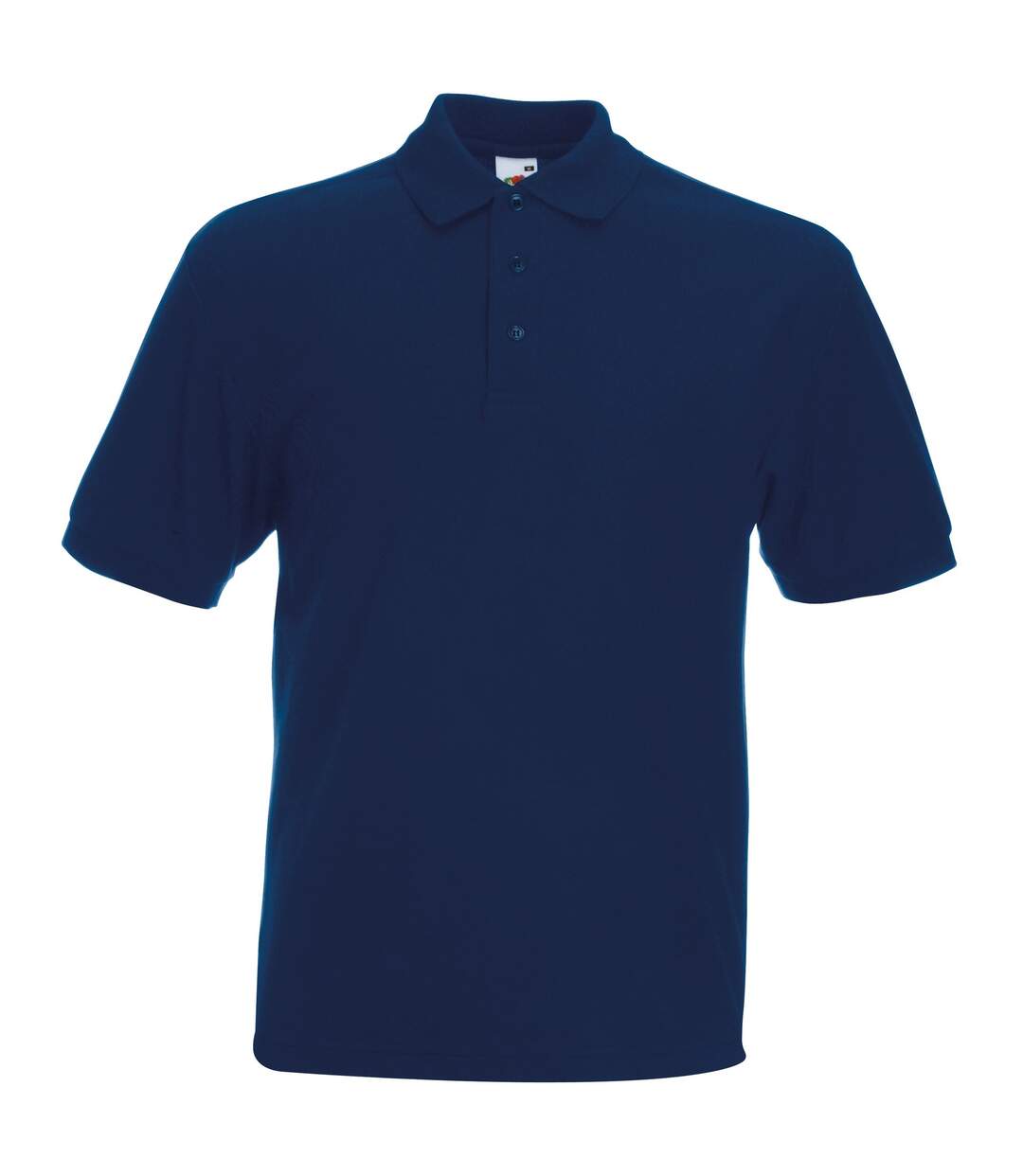 Fruit Of The Loom Mens 65/35 Heavyweight Pique Short Sleeve Polo Shirt (Navy)