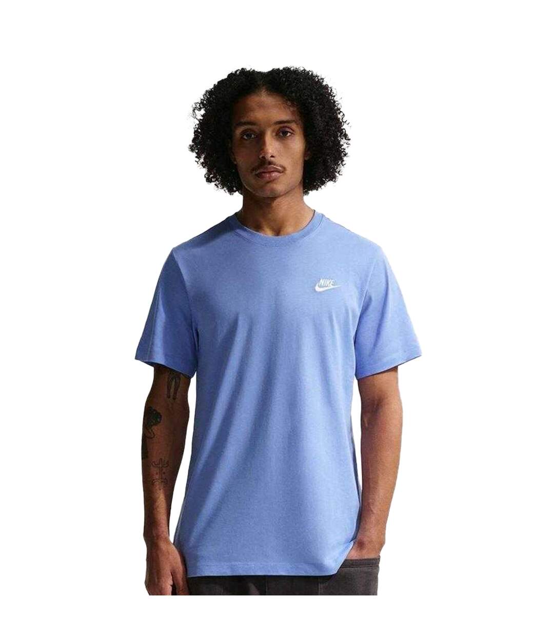 T-shirt Club Homme Bleu Clair Nike-2