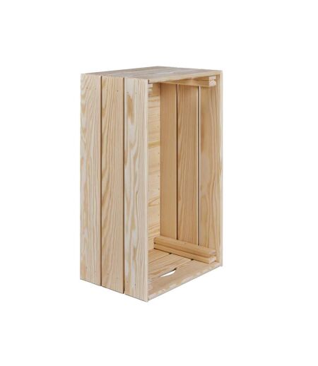 Cagette en Bois Silver 65cm Naturel