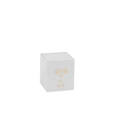 Paris Prix - Bougie Parfumée bélier 10cm Sapphire Amber Tea