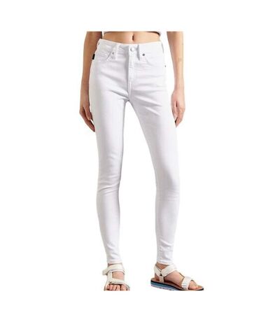 Jean skinny blanc femme superdry w7010449a - 26
