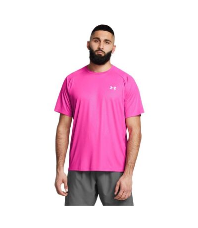 T-shirt Style En Relief Tech Homme Rose Under Armour