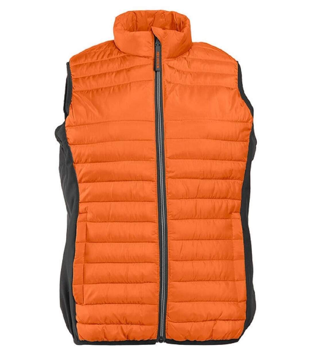 Bodywarmer bi-matière - Femme - Pen Duick - PK317 - orange et noir-1