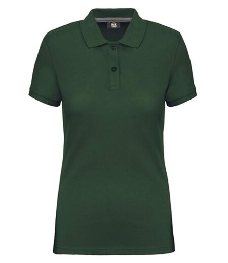 Polo manches courtes - Femme - WK275 - vert forêt