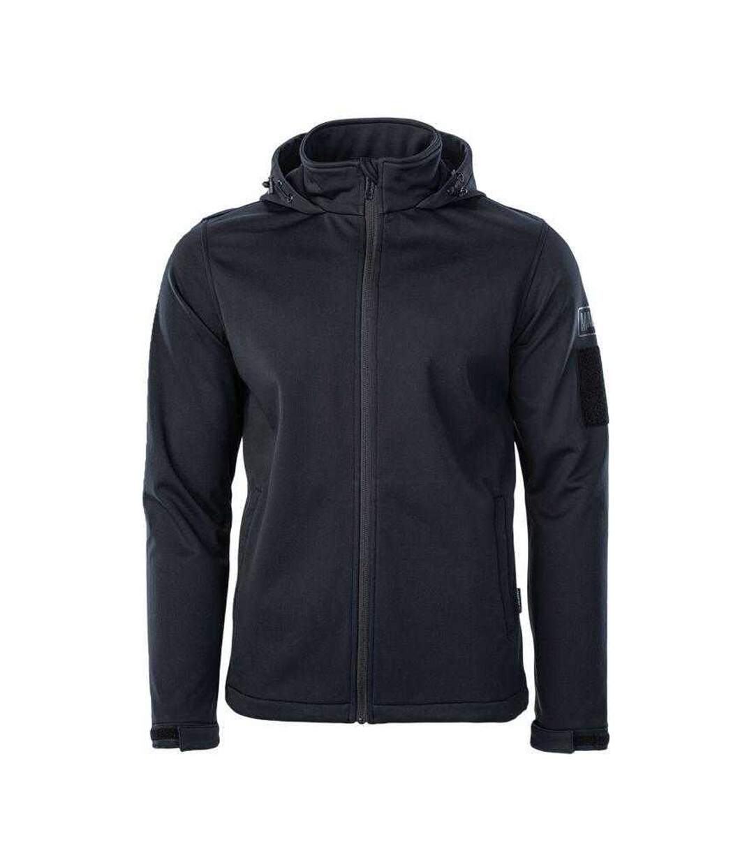 Mens Cervus Soft Shell Jacket Black Magnum-1