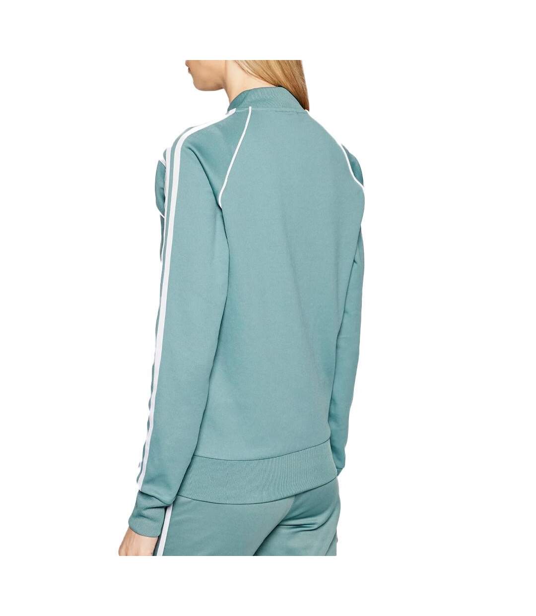 Veste Vert Clair Femme Adidas Tracktop - 34-2