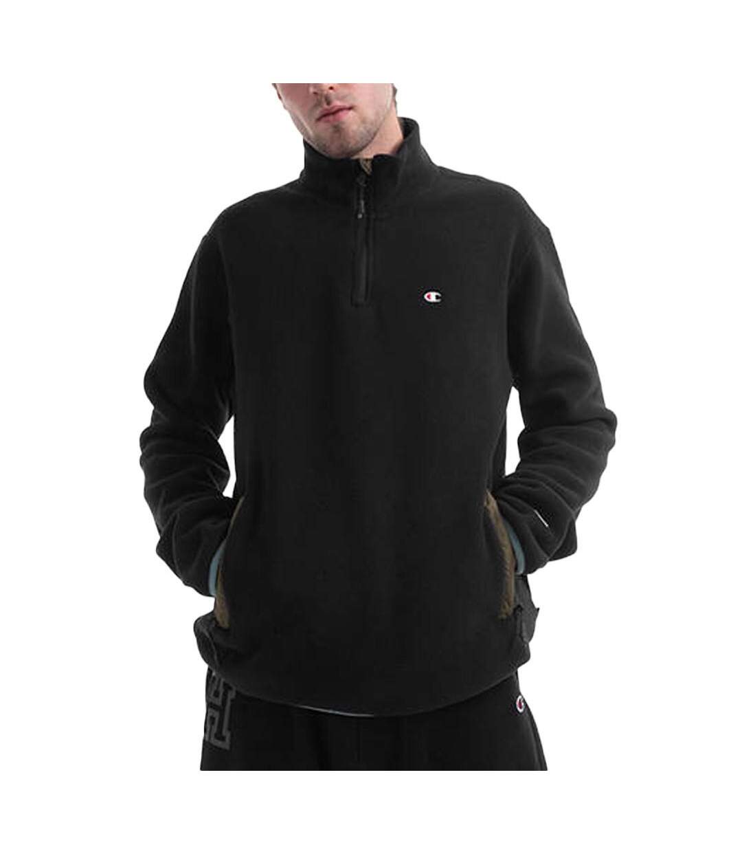 Sweat polaire noir homme champion 215107-1