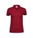 Polo Luxury Femme Rouge Foncé Tee Jays-1