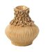 Vase Gourde Corail en Argile Isidro 33cm Ocre-1