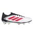 Unisex Adult Copa Pure.3 Leather Soft Ground Football Boots White Red Adidas-1