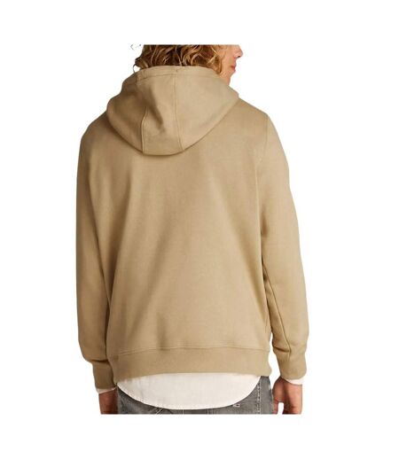 Sweat beige homme tommy hilfiger tjm reg s flag