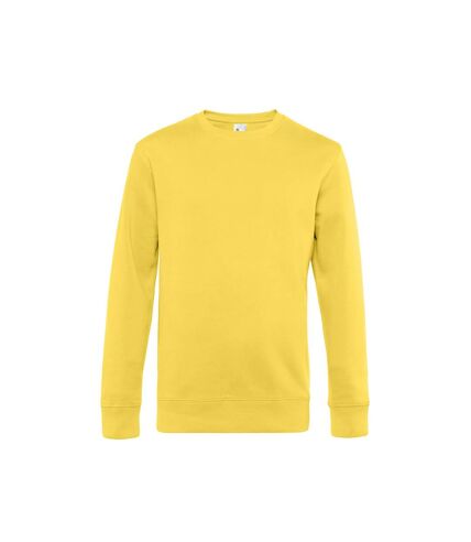 B&C Mens King Crew Neck Sweater (Yellow Fizz)