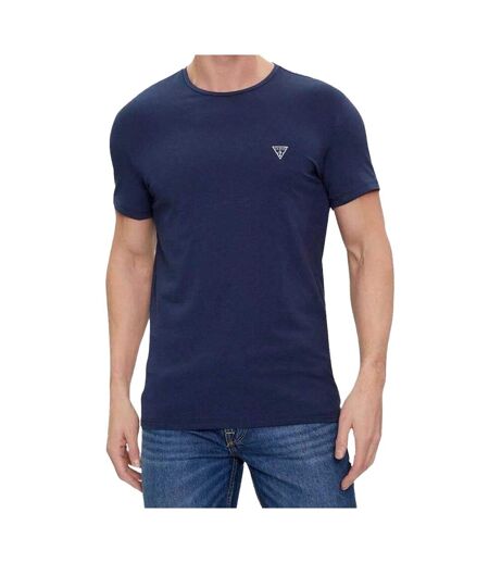T-shirts Motif/style Logo Homme Bleu Marine Guess