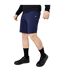 Mens Fleece Shorts Navy Lyle & Scott-1