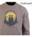 CHALLENGER PARK3 — Sweat imprimé taupe : l'alliance du confort et du style moderne-4