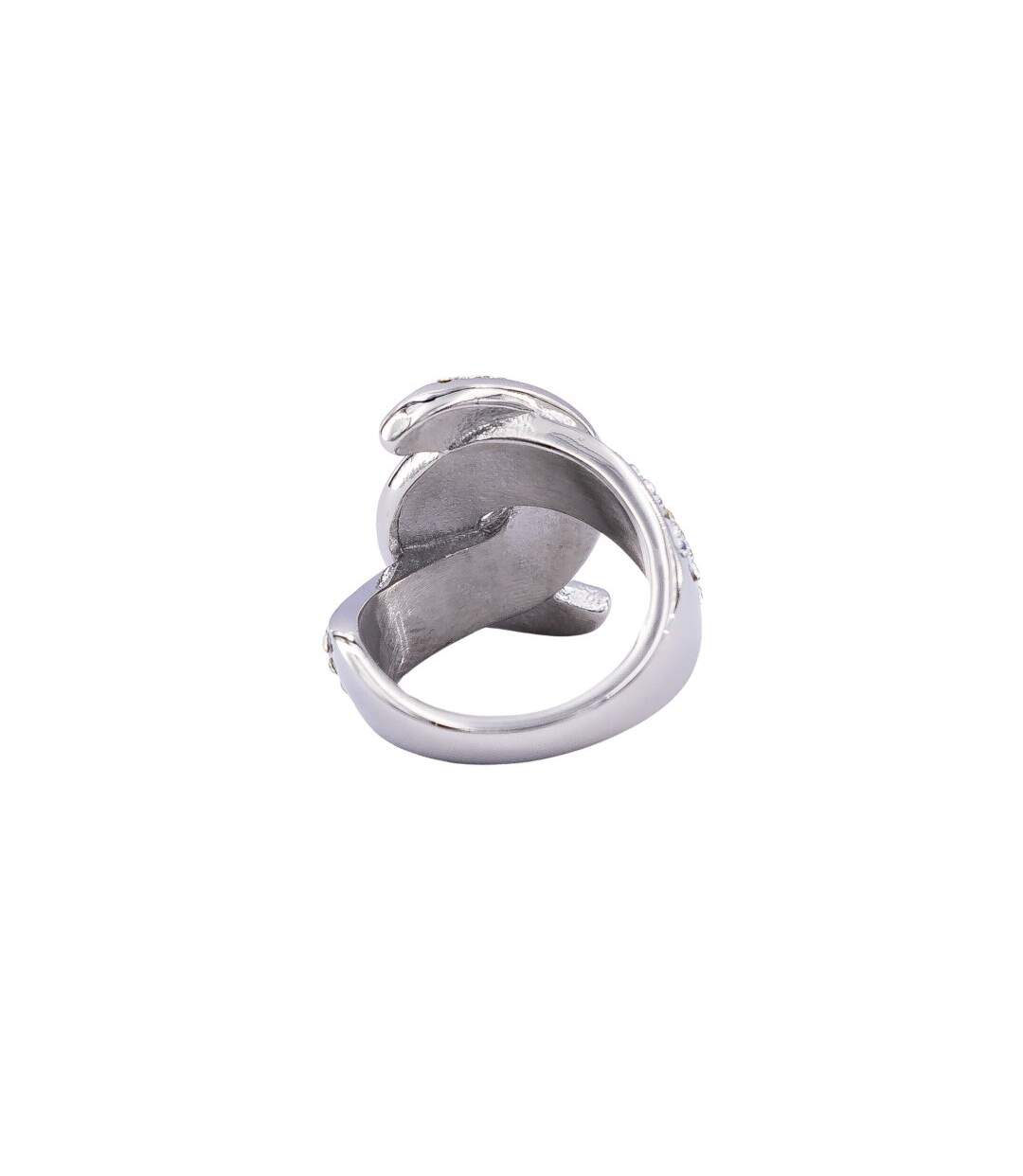 Bague Tendance Femme Acier Ornée Zirconium-3