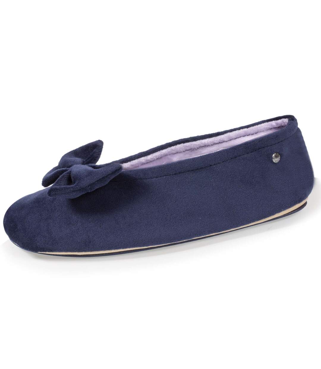 Isotoner Chaussons Ballerines femme grand nœud