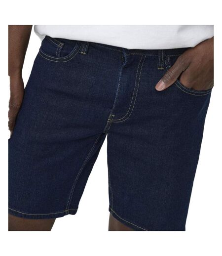 Short en jean bleu brut homme only & sons weft