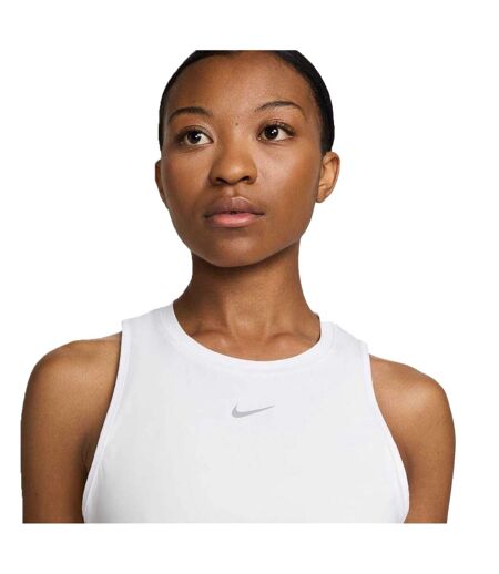 Womens/ladies Dri-fit Tank Top White Nike