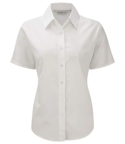 Chemise manches courtes - Femme - RU933F - blanc