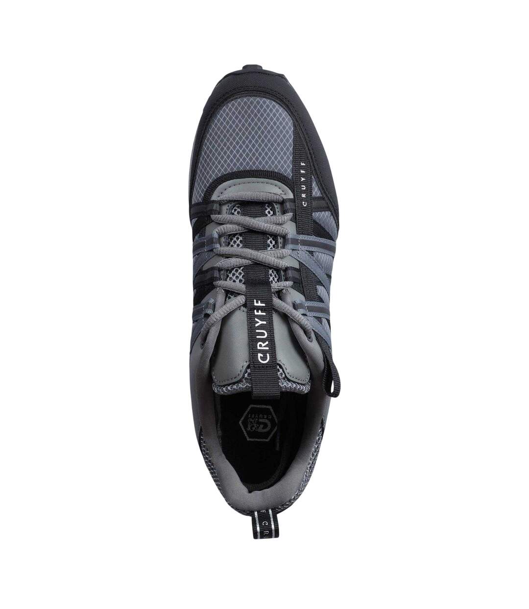 Mens Fearia Synthetic Leather Trainers Black Cruyff-3