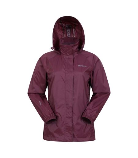 Womens/ladies Pakka Ii Waterproof Jacket Dark Purple Mountain Warehouse