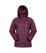 Womens/ladies Pakka Ii Waterproof Jacket Dark Purple Mountain Warehouse-1