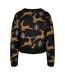 Cardigan Manches Longues Noël Femme Noir Doré Urban Classics-2