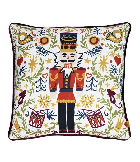 Nutcracker christmas cushion cover 43cm x 43cm multicoloured Furn