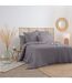 Housse de Couette Lin Adorable 260x240cm Gris Ardoise-1