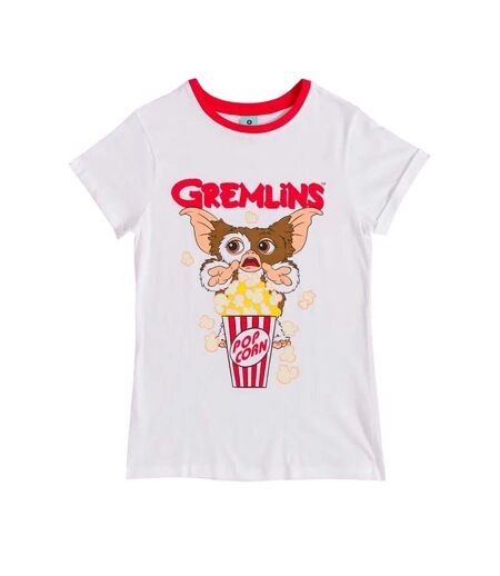 Ensemble De Pyjama Motif Gizmo Movie Night Femme Rouge Blanc Gremlins