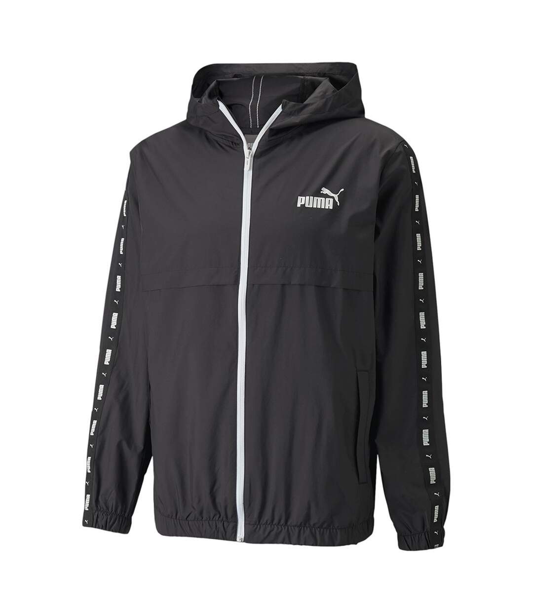 Veste Ess+tape Windbreaker Homme Noir Puma-1