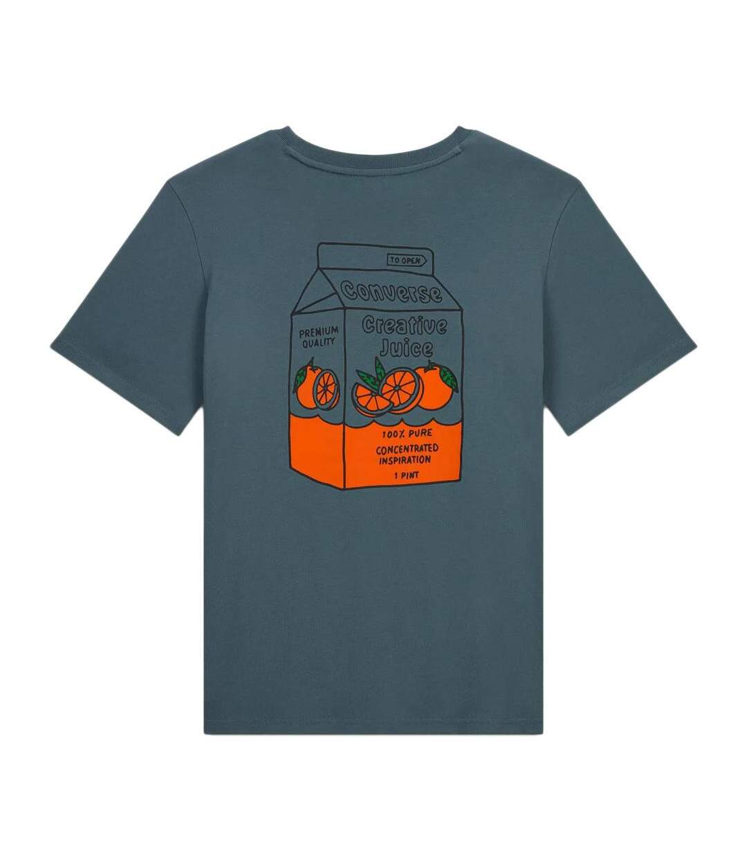 T-Shirt bleu homme converse summer-2