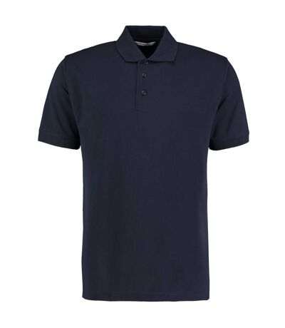 Polo À Manches Courtes Homme Bleu Marine Kustom Kit