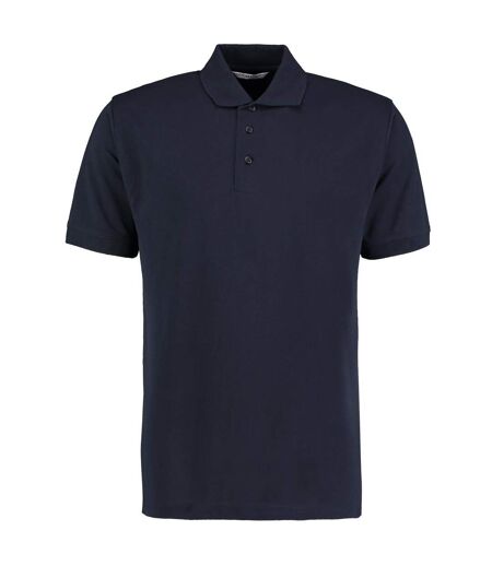 Polo À Manches Courtes Homme Bleu Marine Kustom Kit
