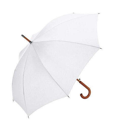 Parapluie Droit Ac Woodshaft 88 Cm X 105 Cm Blanc Fare