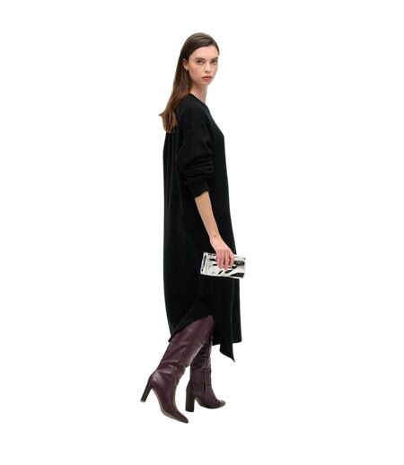 Robe Pull Femme Noir Chiné Superdry