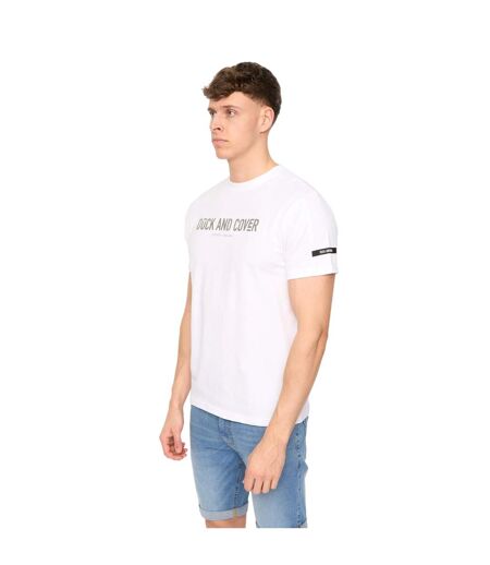 Mens Walpole T-shirt White Duck And Cover