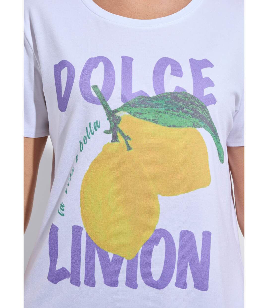 T-shirt à message manches courtes-4
