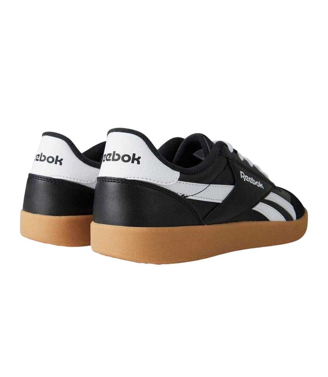 Baskets Smash Edge Homme Noir Blanc Marron Pâle Reebok-2